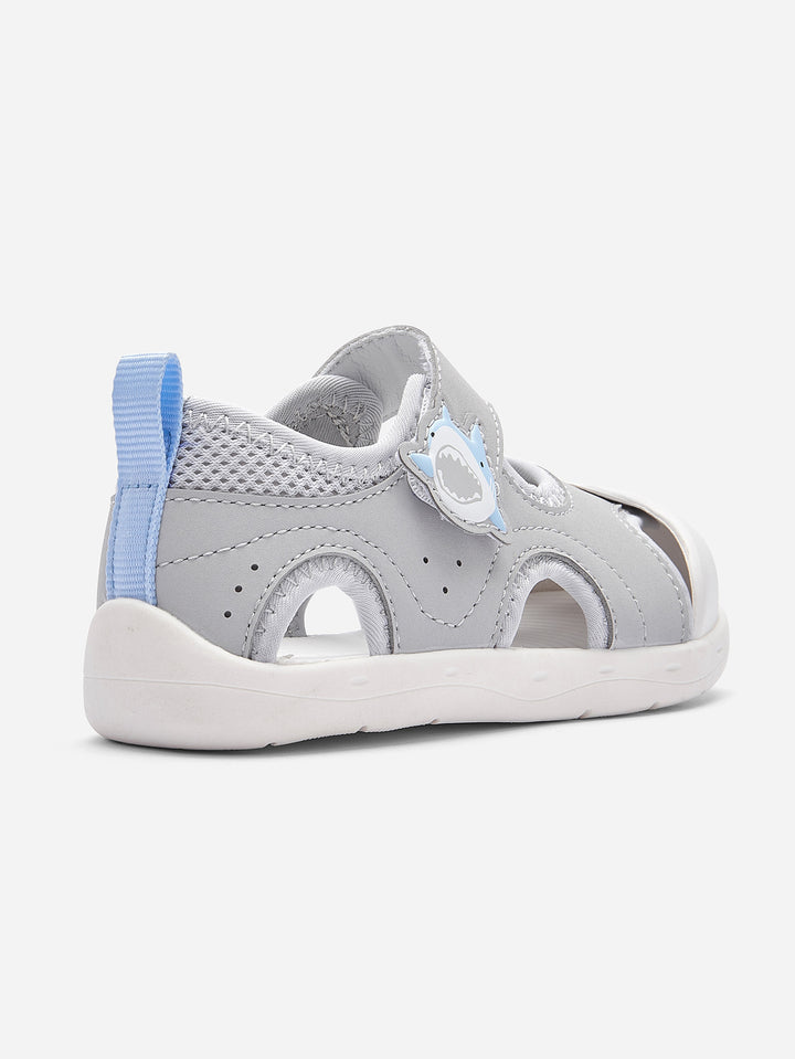 Light Gray Baby Girl Sports Sandals