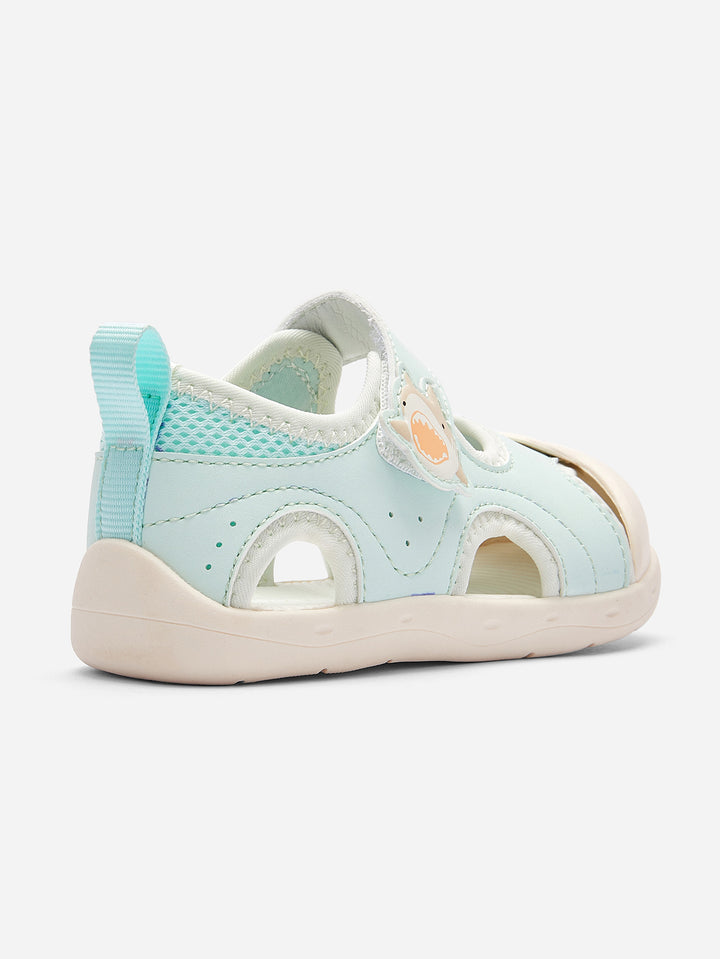 Pink Green Baby Girl Sports Sandals