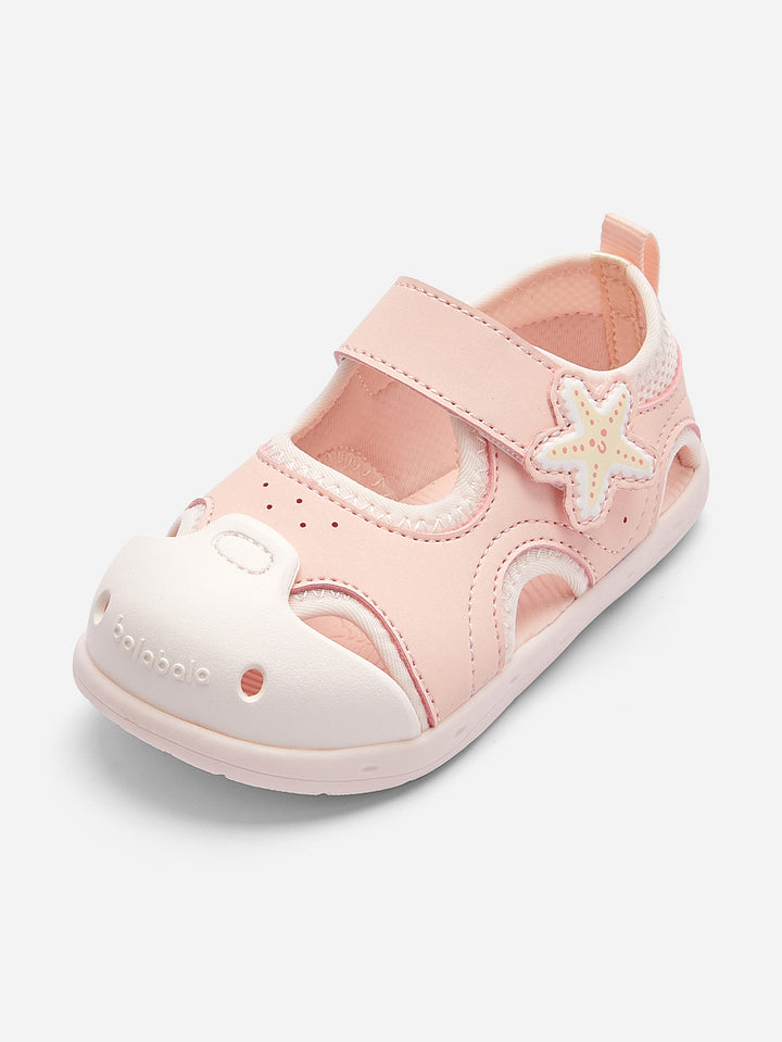 Visions Pink Baby Girl Sports Sandals