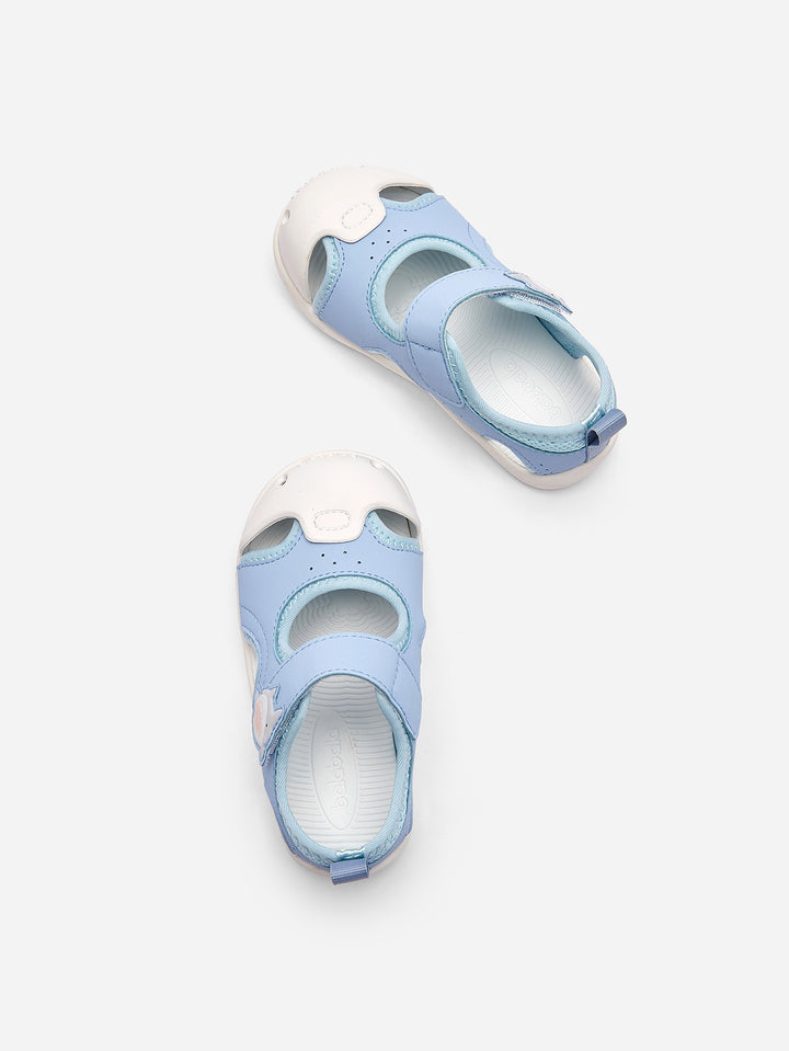 Ice Blue Baby Girl Sports Sandals