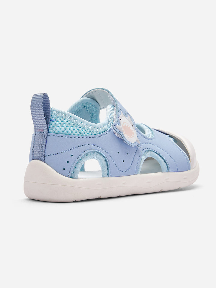 Ice Blue Baby Girl Sports Sandals