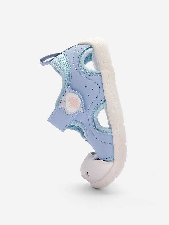 Ice Blue Baby Girl Sports Sandals