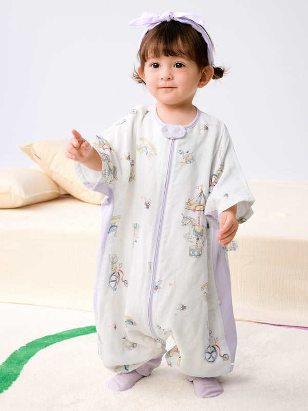 White Purple Baby Unisex Sleeping Bag