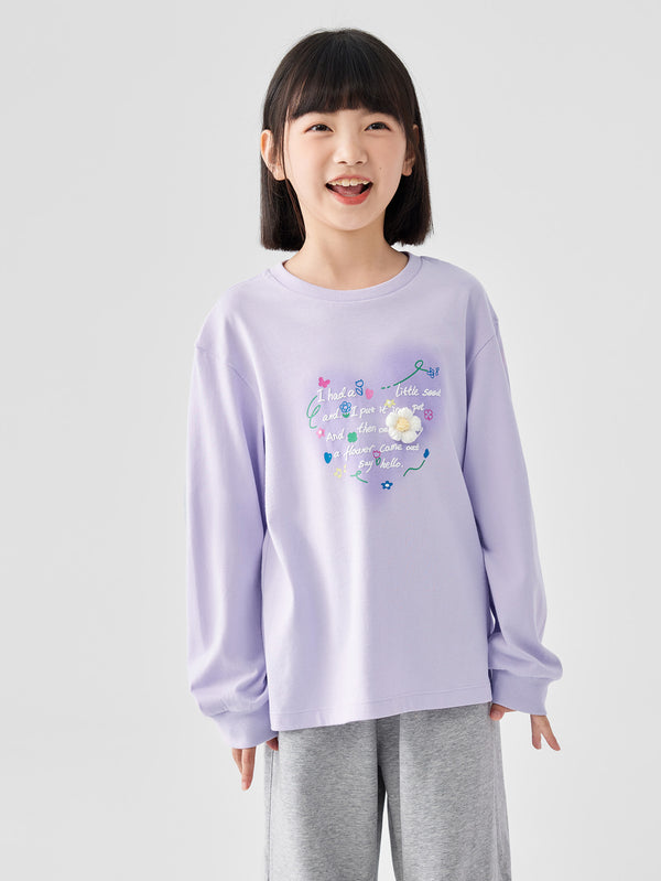 Girl Trend Scenarios Violet Long Sleeve T-Shirt