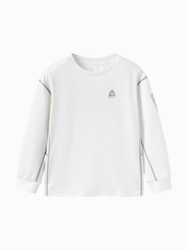 Unisex BP Raw White Long Sleeve T-Shirt