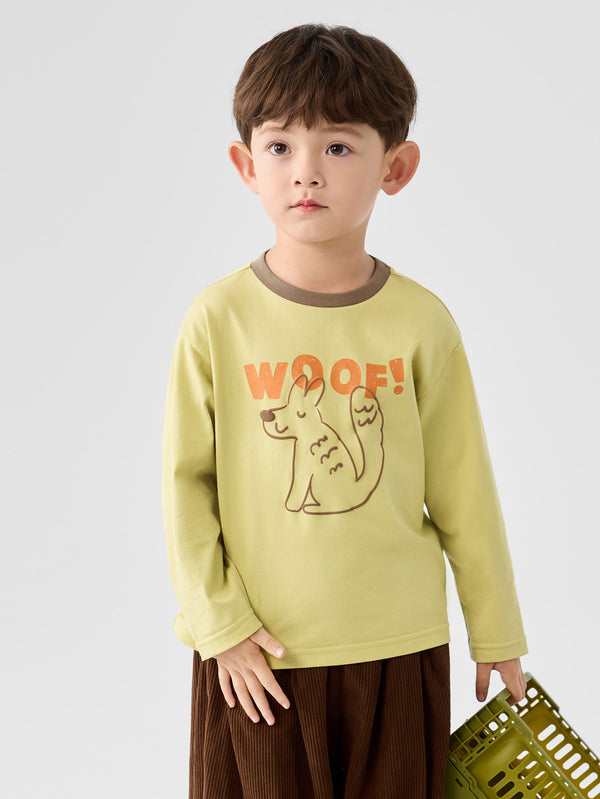 Unisex Trend Scenarios Squirrel Green Hue Long Sleeve T-Shirt