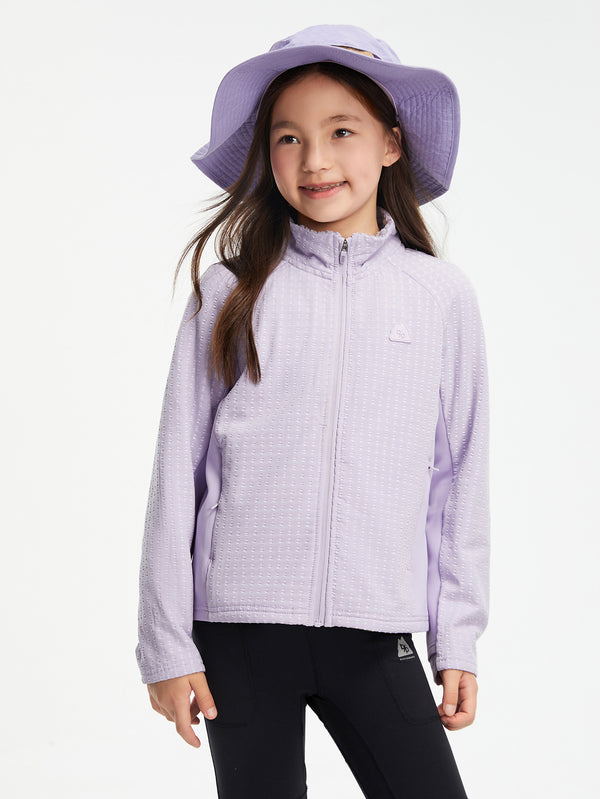 Unisex Kids Purple Casual Clothes