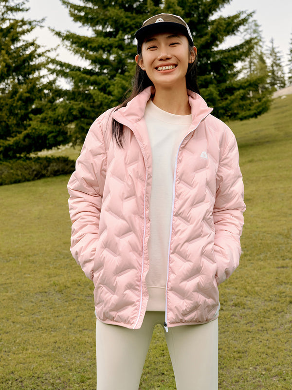 Unisex Kids Visions Pink Down Jacket