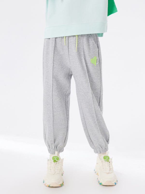 Girl Kids Light Gray Trousers