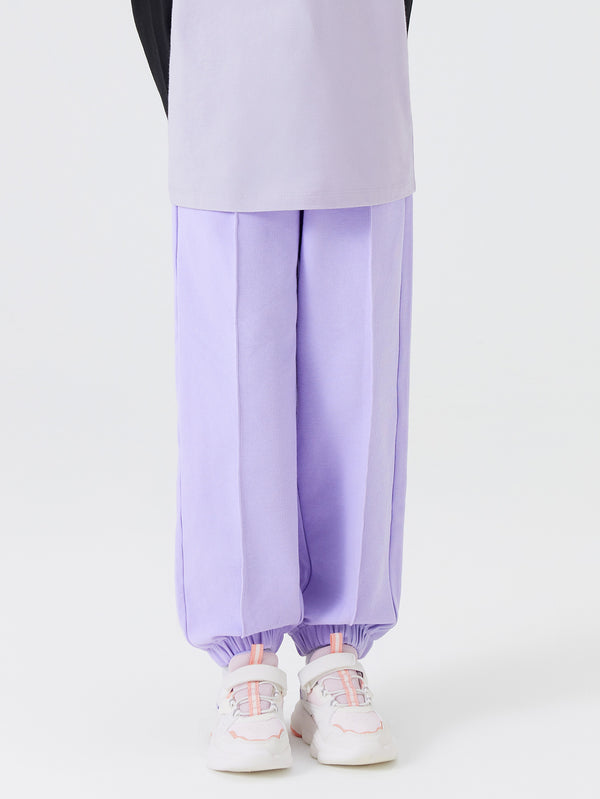 Pantalon violet pour fille