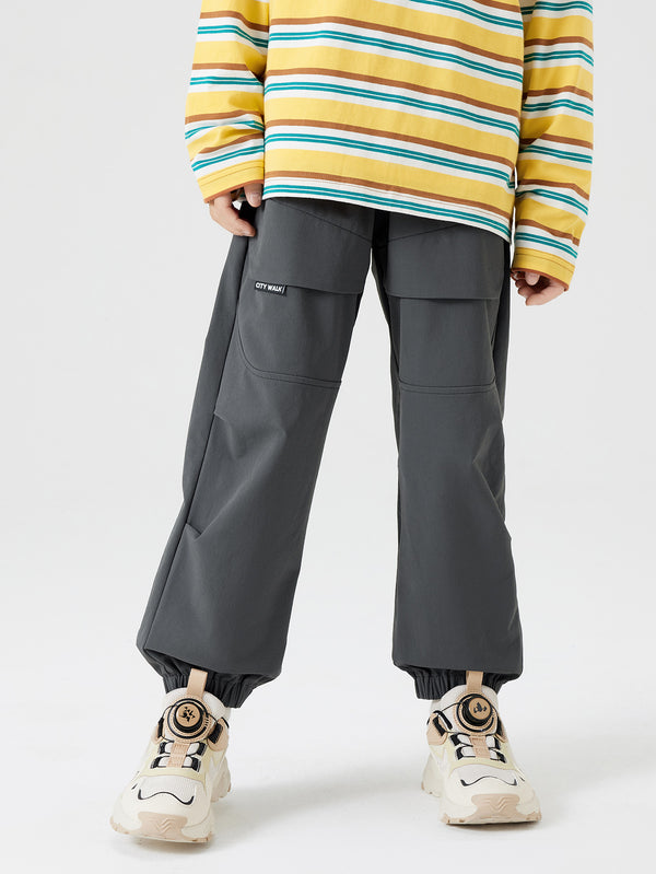 Unisex Kids Dark Gray Trousers