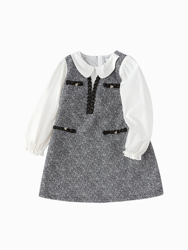 Robe une pièce noire pour fille et enfant