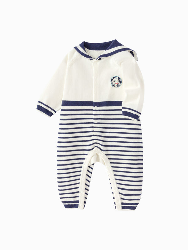 Unisex Baby Squirrel Blue Hue Jumpsuit