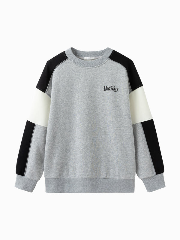 Boy Trend Scenarios Letter Light Gray Hoody