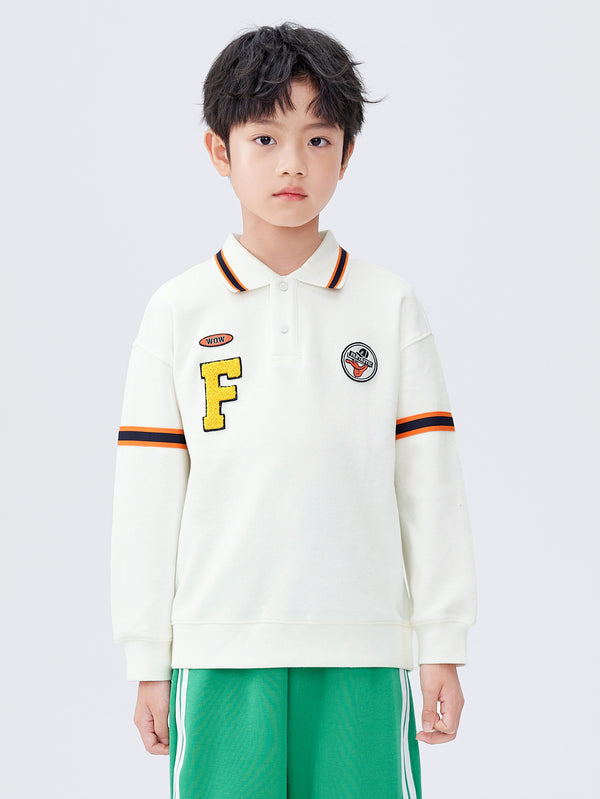 Boy Trend Scenarios Raw White Hoody