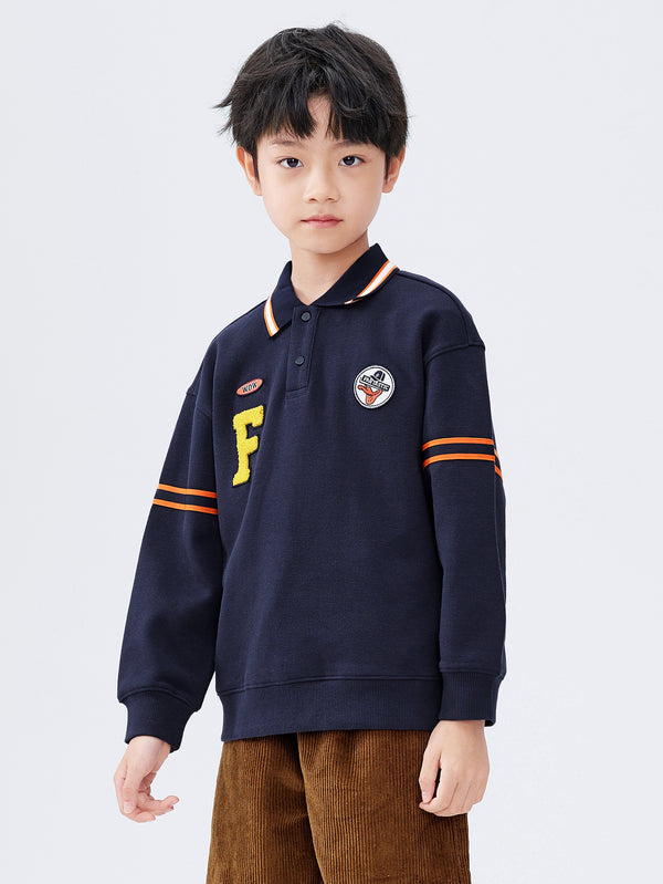 Boy Trend Scenarios Dark Blue Hoody