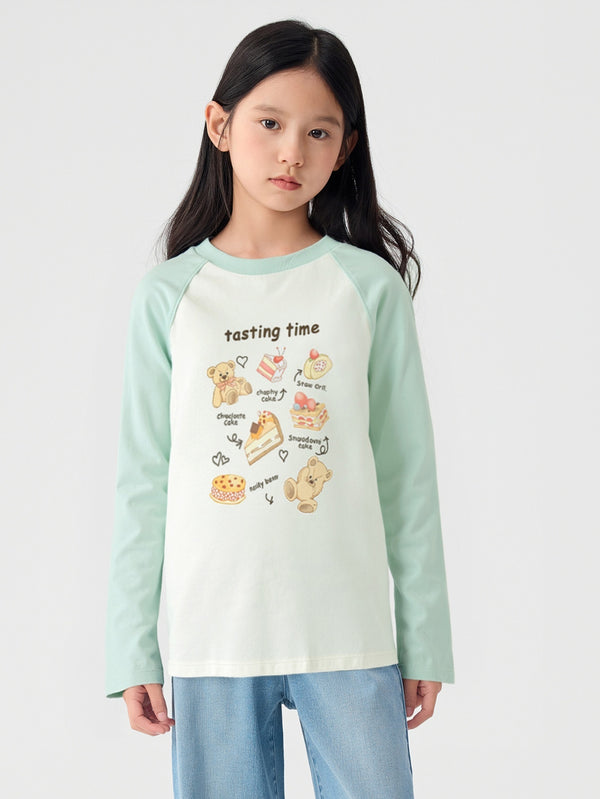 Balabala Mädchen Kinder Langarm T-Shirt