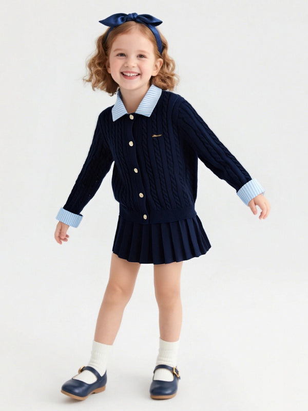 Balabala girl kids Long Sleeve Suit
