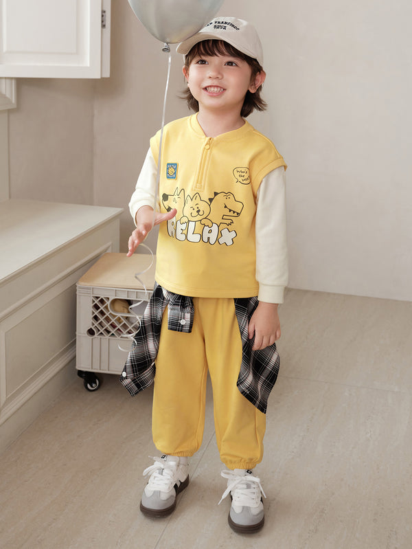 balabala unisex toddler Long Sleeve Suit