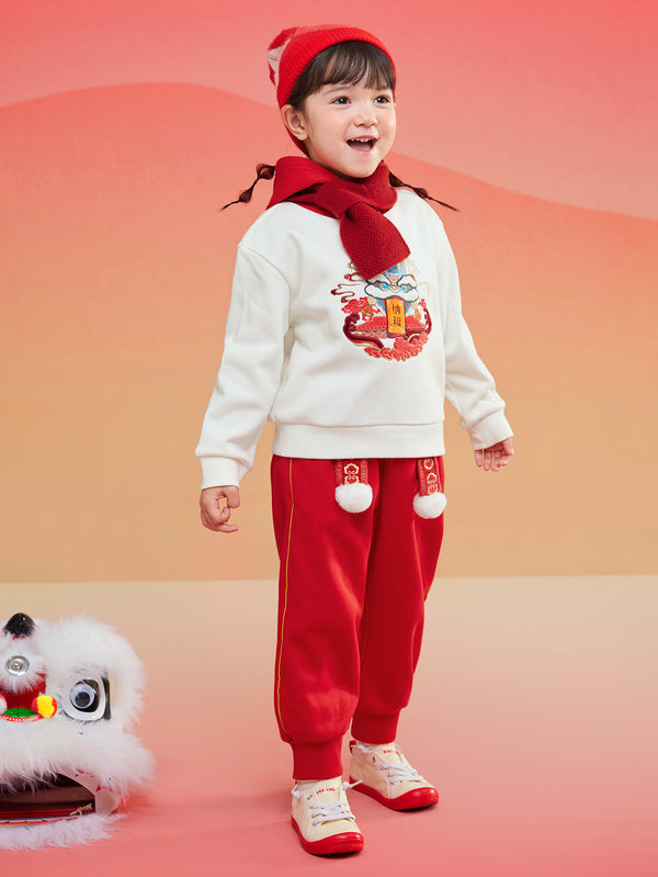 Unisex Toddler Hoodie Knit Jogging Pants Long Sleeve Set