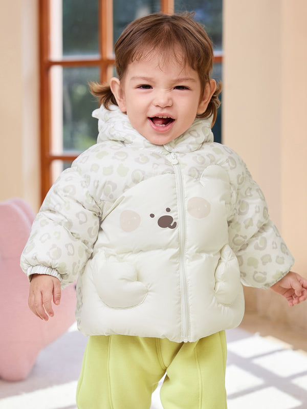 Unisex Baby 3D Animal Pattern Down Jacket