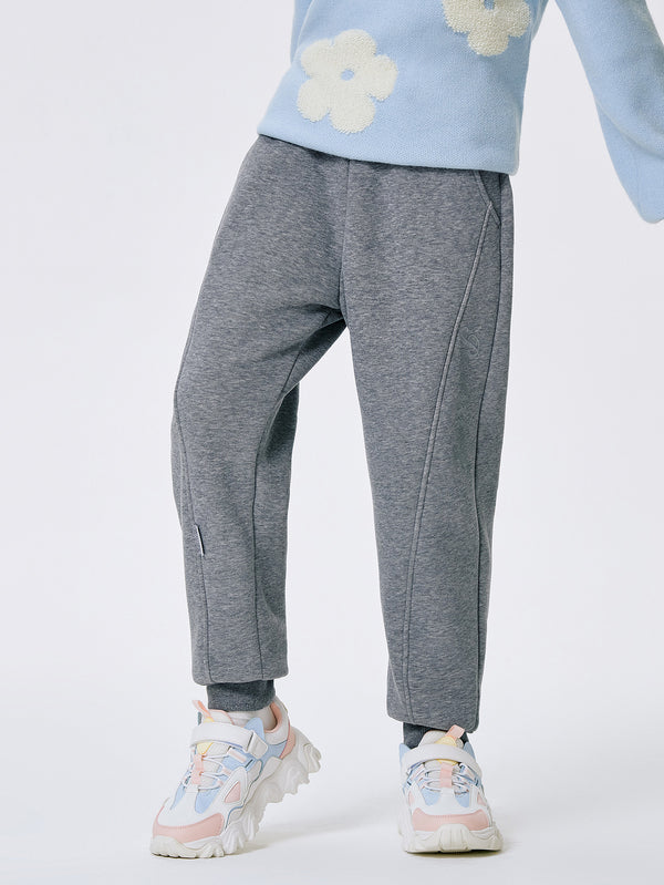 Girl Kid Loose Contrast Color Sports Pants