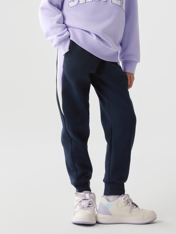 Pantalon à imprimé contrasté pour fille