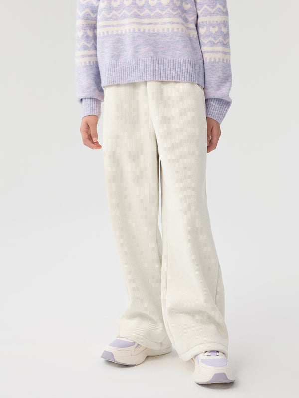 Pantalons droits amples pour filles et enfants