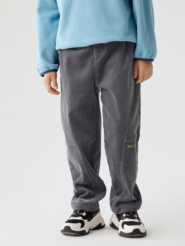 Boy Kid Contrast Color Carrot Pants