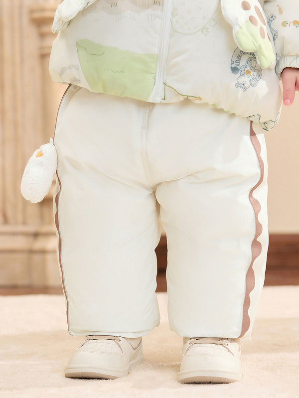 Unisex Baby Waterproof 3D Snowman Pants