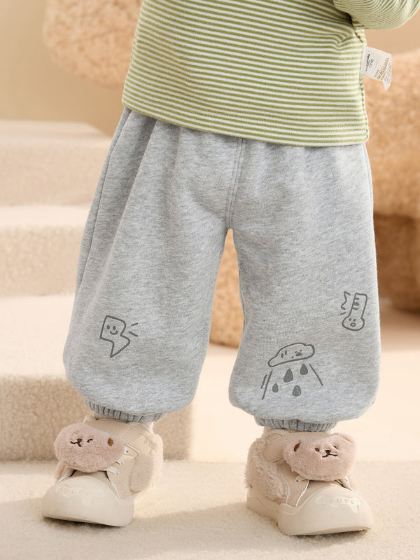 Unisex Baby Basic Printed Pants