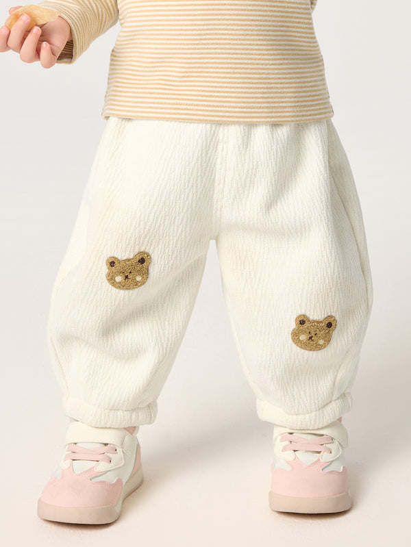 Unisex Baby Straight Bear Pants