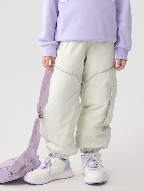 Pantalon de ski réfléchissant unisexe pour enfants