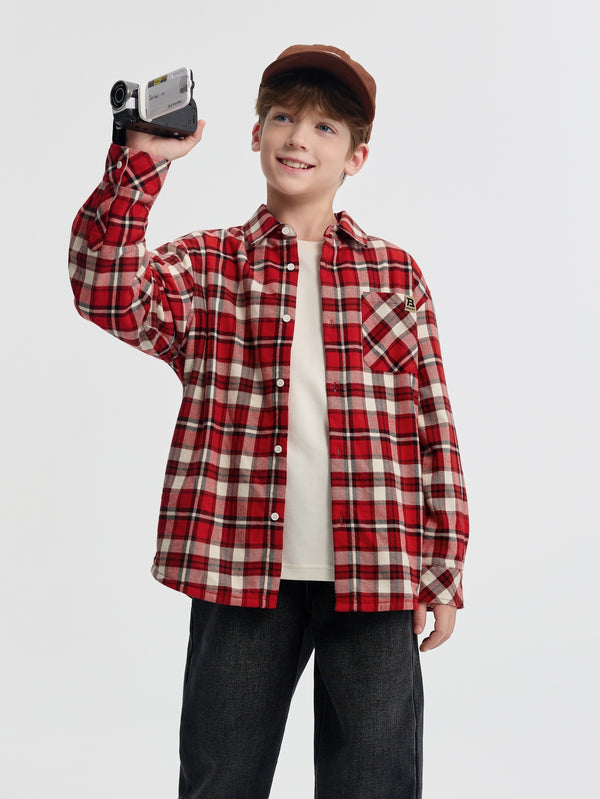 Balabala Boy Kids Long Sleeve Shirt