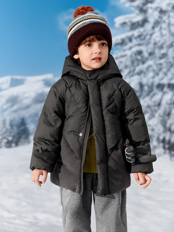 Balabala Boy Chaqueta de plumón para niños pequeños