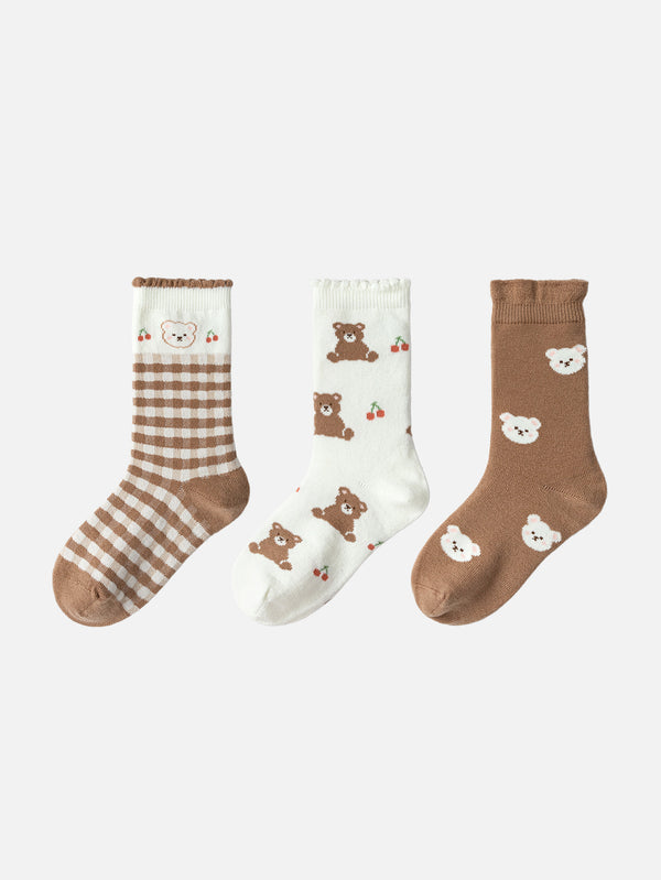 Balabala Girl Kids Bear Socks