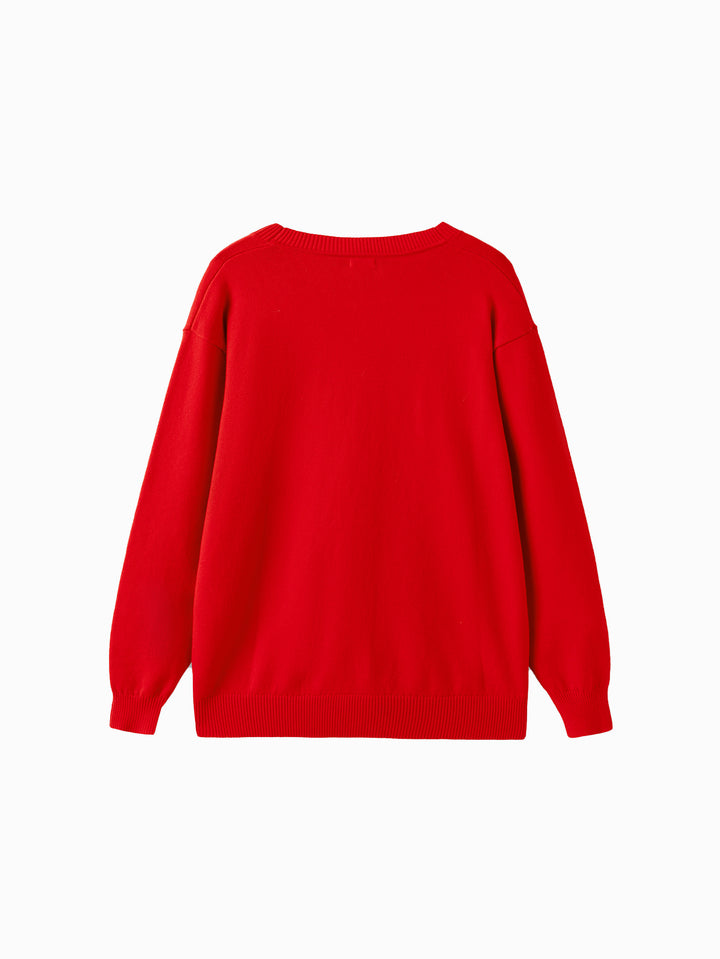 Chinese Red Sweater