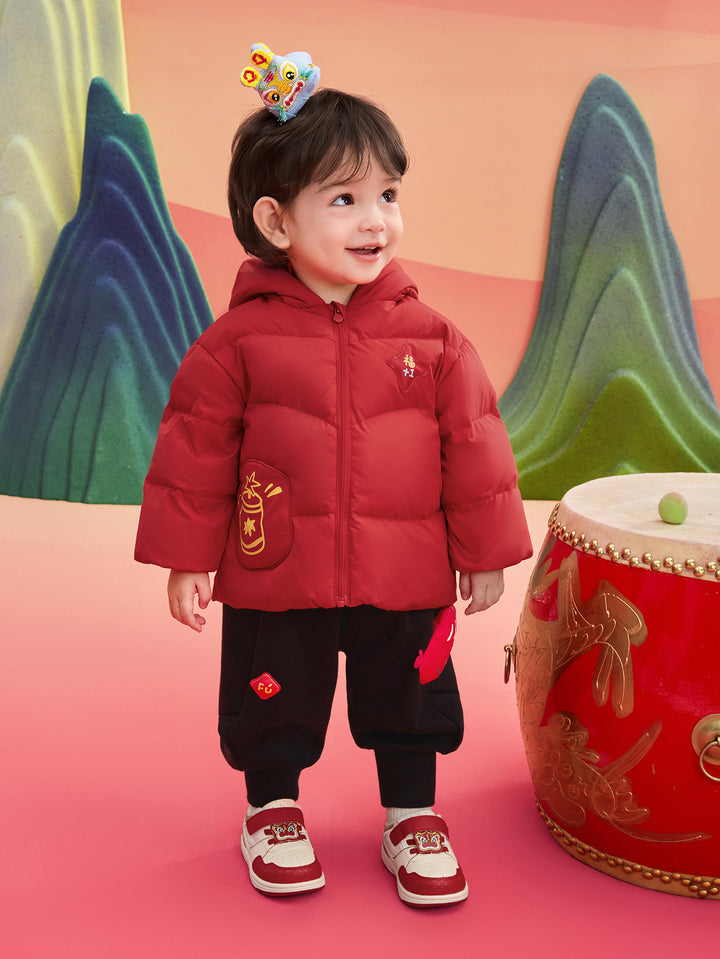 Chinese Red Down Jacket