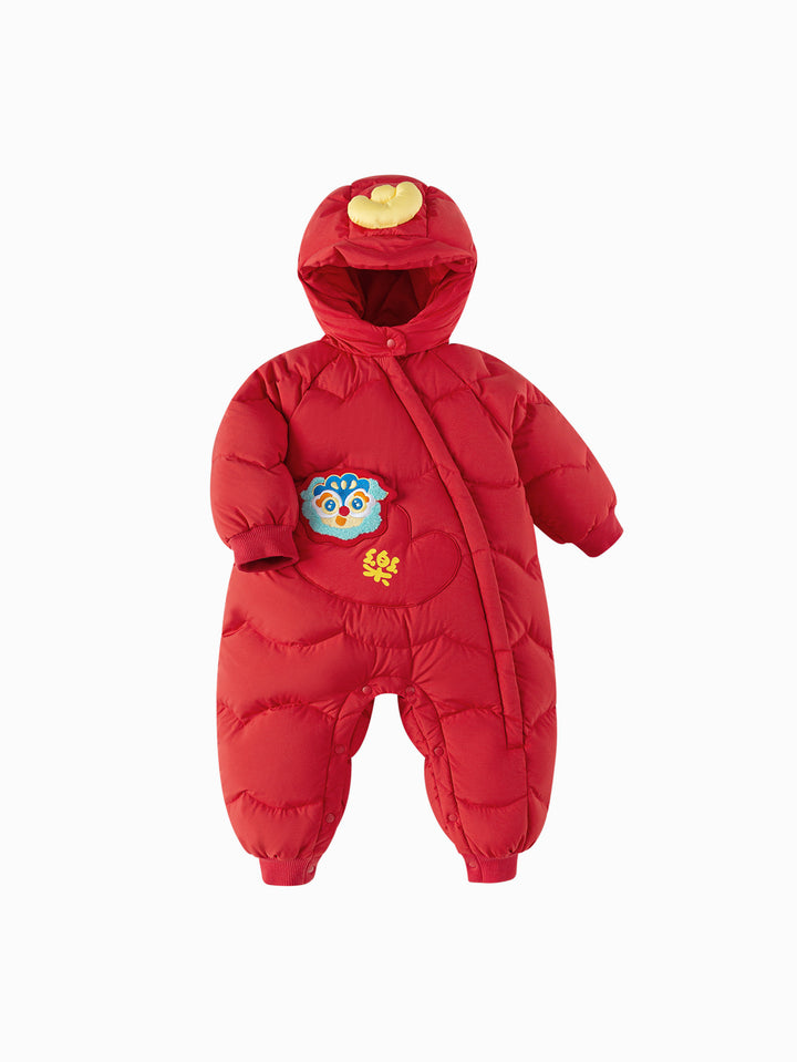 Chinese Red Outerwear Jumpsuits