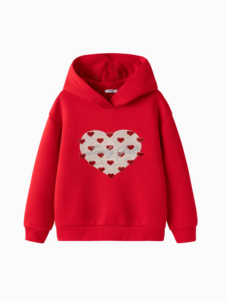 Chinese Red Long Sleeve Sweatshirt & Hoody