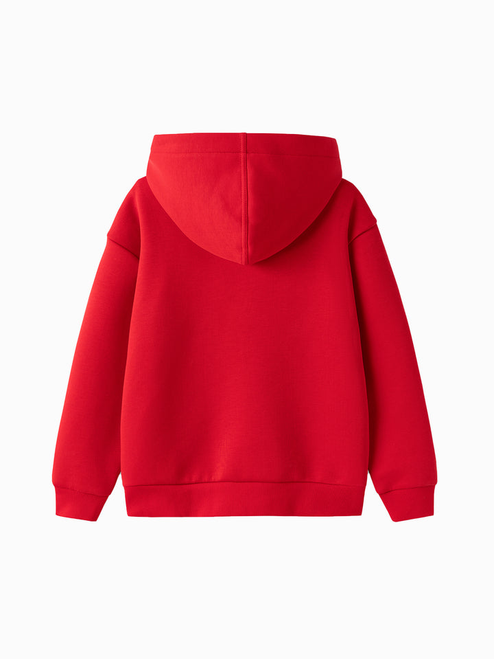 Chinese Red Long Sleeve Sweatshirt & Hoody