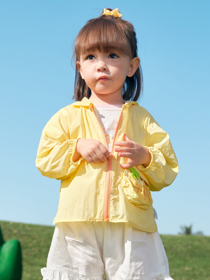 Light Yellow Baby Unisex Woven Jacket