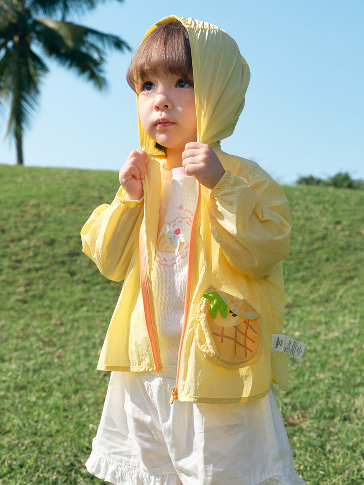 Light Yellow Baby Unisex Woven Jacket