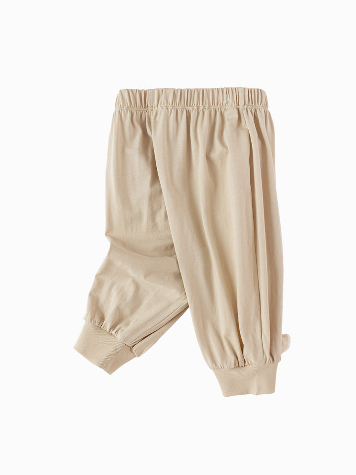 Ash Khaki Baby Unisex Knit Trousers