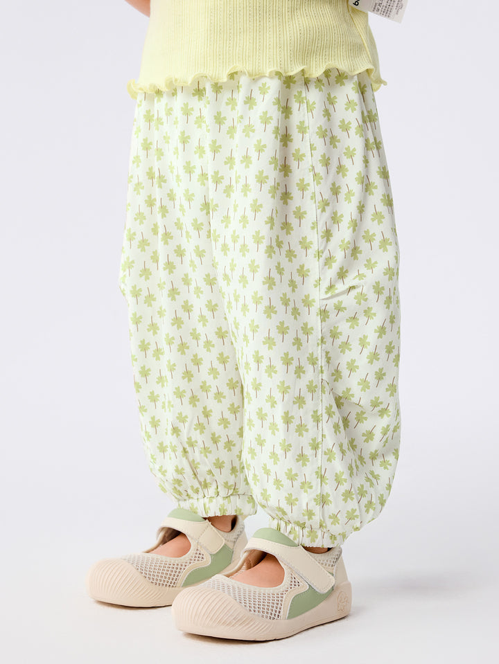 White Green Baby Unisex Trousers