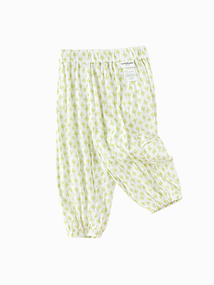 White Green Baby Unisex Trousers