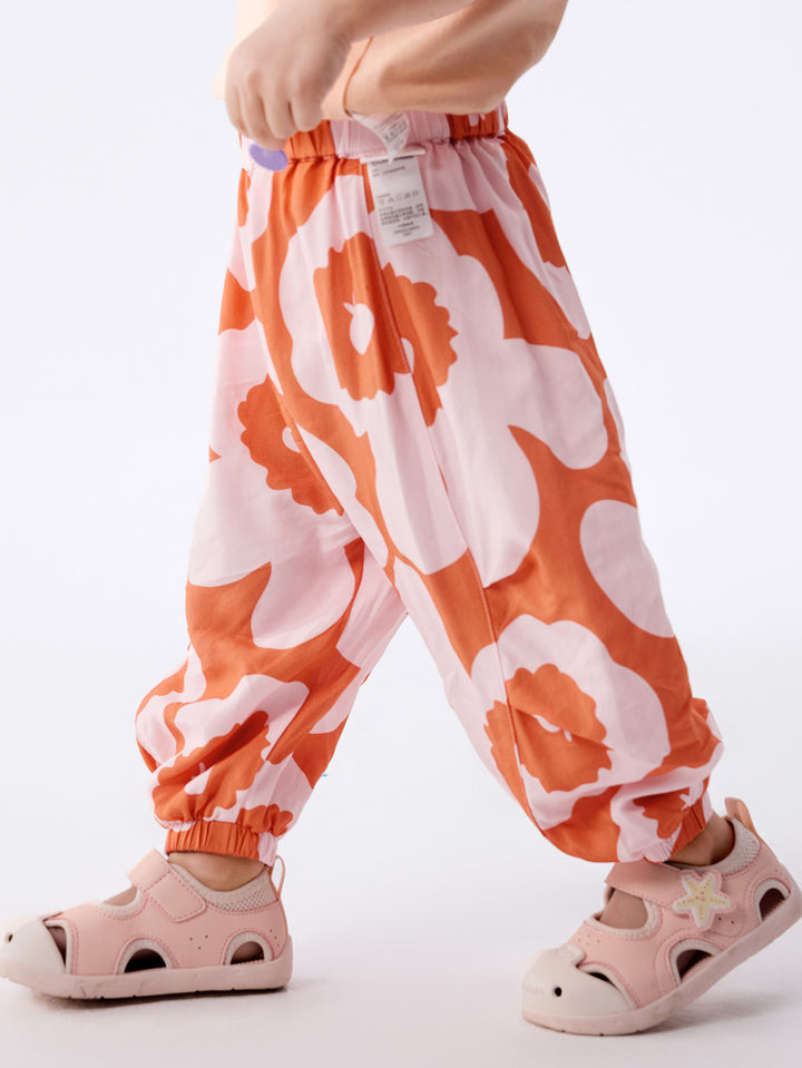 Yellow Melange Baby Unisex Trousers