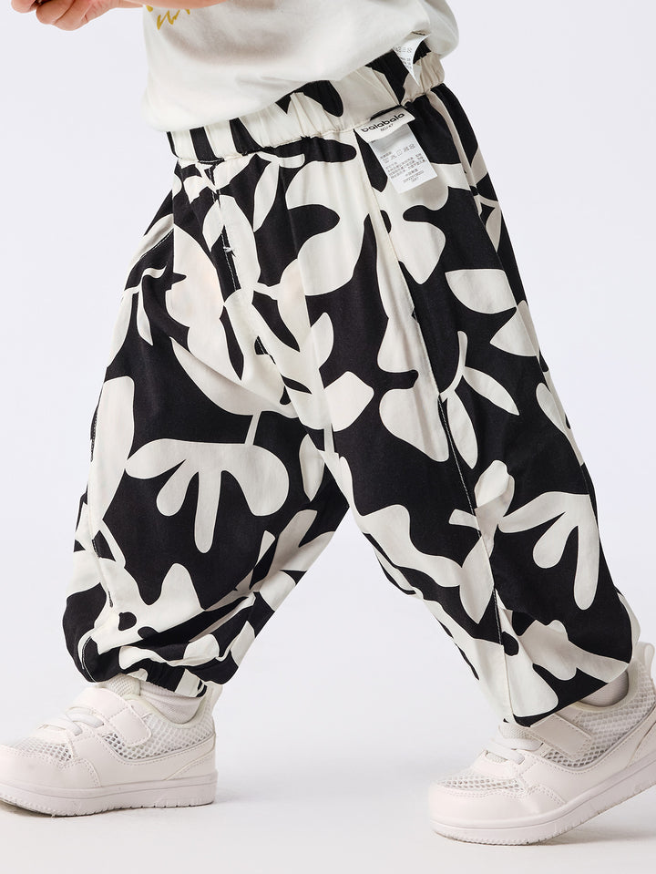 Black White Baby Unisex Trousers