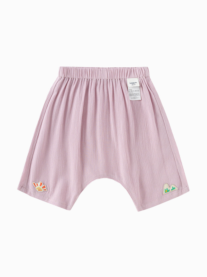 Rubber Pink Baby Unisex Woven Shorts