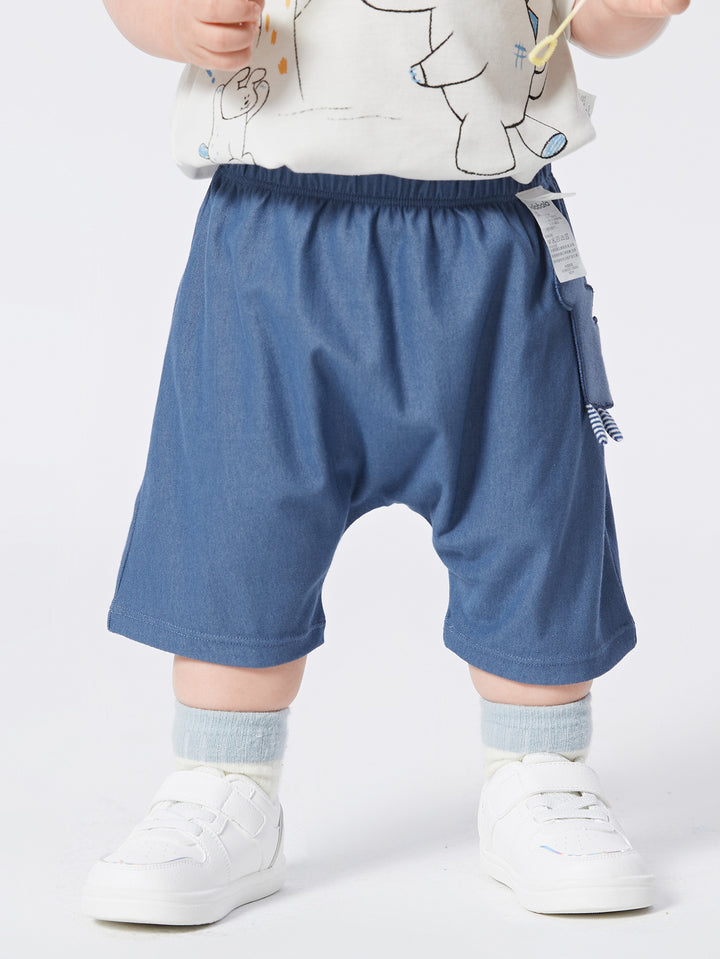 Blue Baby Unisex Knit Shorts